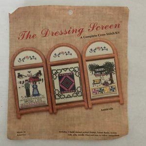 The Mini Dressing Screen Cross-Stitch Kit